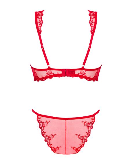Комплект Obsessive Lonesia set Красный S/M | Зображення 4