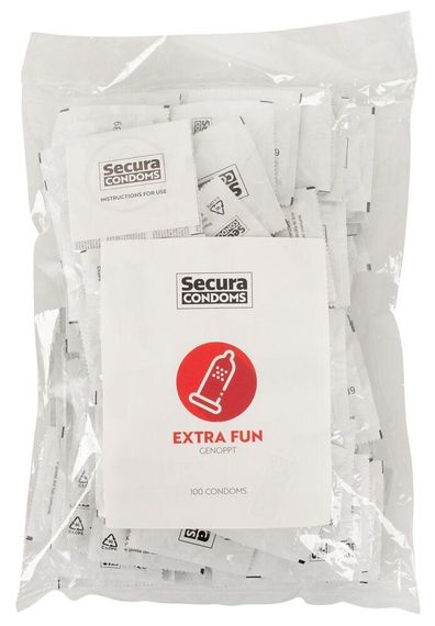 Презервативи рельєфні SECURA EXTRA FUN 100 шт Sex Aura