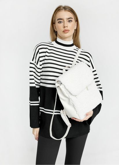 Жіночий рюкзак Sambag LOFT DOLLY білий 30 x 25 x 12 см (22200808) | Зображення 5