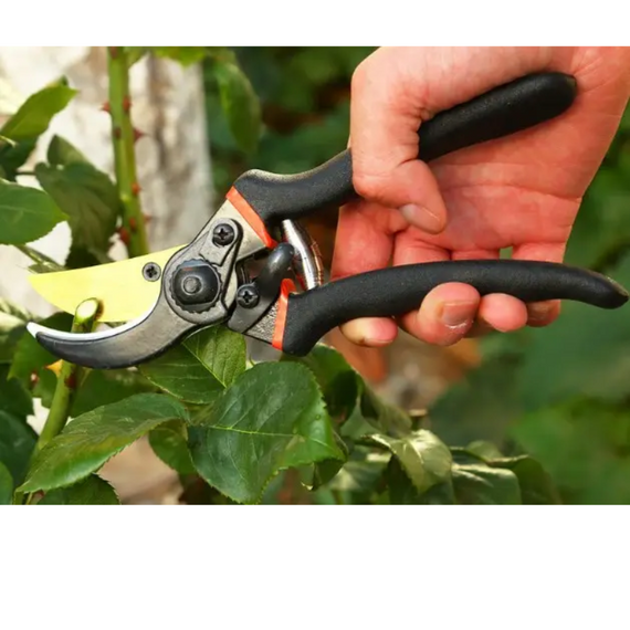 Професійний секатор Pruner, з прогумованою ручкою, універсальні садові ножиці для обрізання рослин