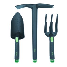 Набор мини садовых инструментов 3 шт. 280-303 мм пластиковый Werk 81077