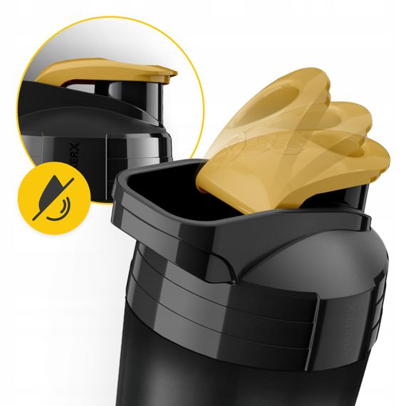 Шейкер спортивний 4FIZJO Ultra 700 мл Black/Gold (P-5905973407038) | Зображення 2