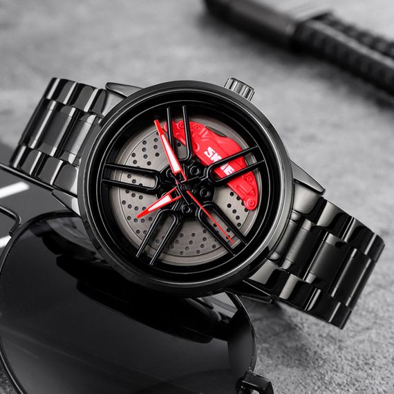 Чоловічий годинник Skmei 1990A Black-Red | Зображення 3
