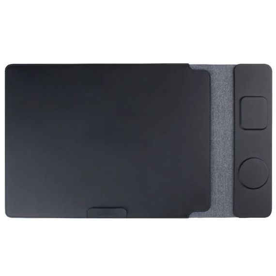 Подставка-чехол для ноутбука STAND S100 с БЗУ 4in1 15W (13-14'') Black