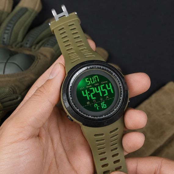 Чоловічий годинник Skmei 1251AG Military | Зображення 6