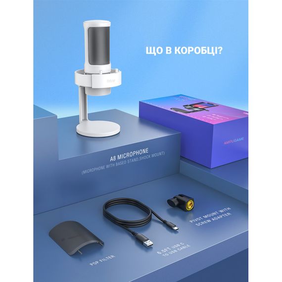 Мікрофон Fifine A8W | Зображення 7