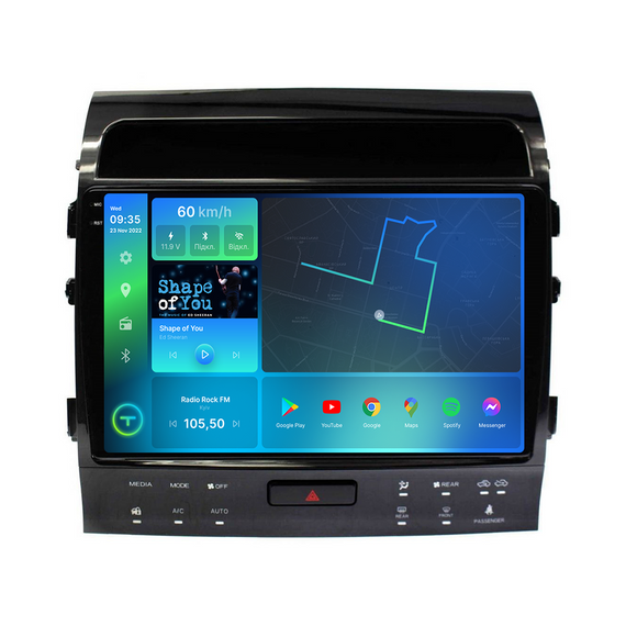 Штатна магнітола Torssen Toyota LC200 2007-2015 climate F10332 4G Carplay DSP | Зображення 1