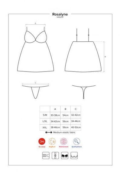 Пеньюар Obsessive з мереживом на ліфі та з трусиками в комплекті, , бордовий, S/M sexstyle | Зображення 1