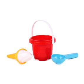 Детский набор для игры с песком ТехноК 7068TXK, 3 цвета Красный