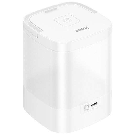 Ночник Hoco HX15 Smart + часы White | Зображення 5