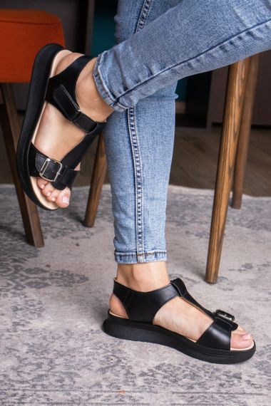 Женские сандалии Fashion Bruno 3027 36 размер 235 см Черный | Зображення 4