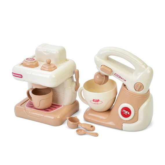 Дитяча побутова техніка "Міксер-Кавоварка" E02 механічний обертовий віночок | Зображення 1