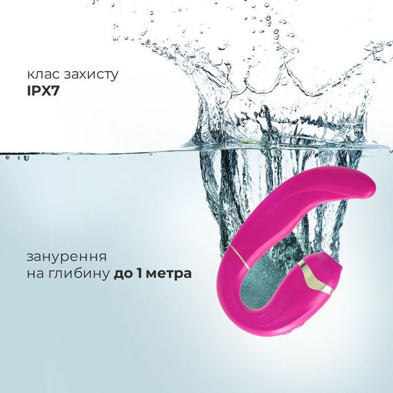 Пульсатор із вакуумною стимуляцією клітора Adrien Lastic My G (Pink) | Зображення 3