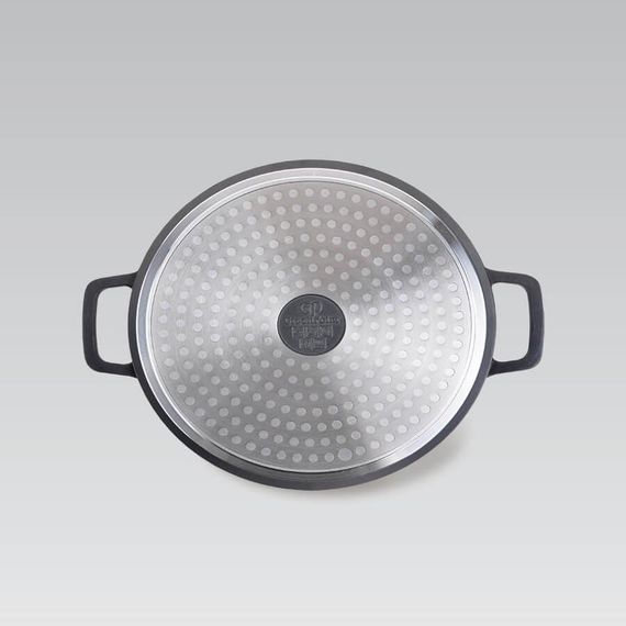 Каструля Maestro Shallow MR-4528-S, 4 л, 28 см, алюмінієва з кришкою та антипригарним покриттям | Зображення 3