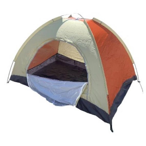 Намет 3-х місний Бежева з помаранчевим