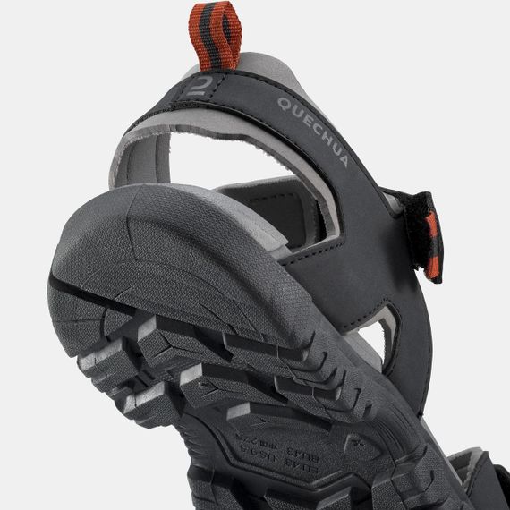 Сандалі чоловічі NH100 для туризму сірі/помаранчеві - EU39 UA38 | Зображення 5