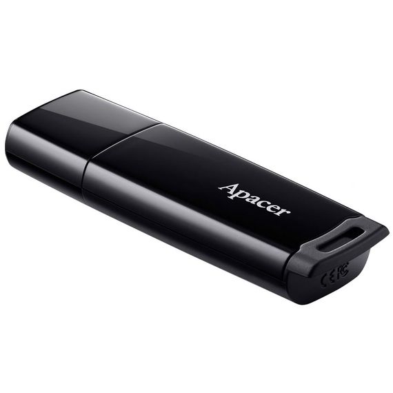 USB флеш накопичувач Apacer 32GB AH336 Black USB 2.0 (AP32GAH336B-1) | Зображення 1