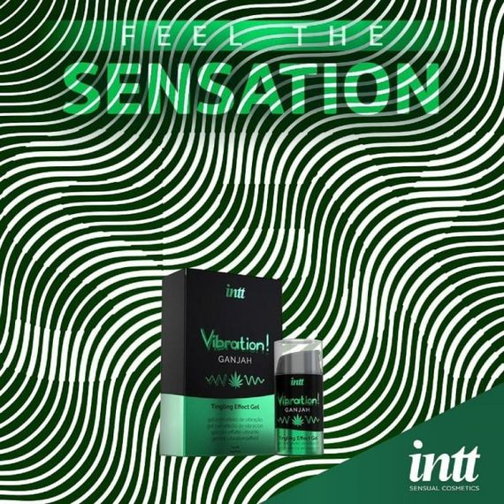 Рідкий вібратор Intt Vibration Ganjah 15 мл | Зображення 1