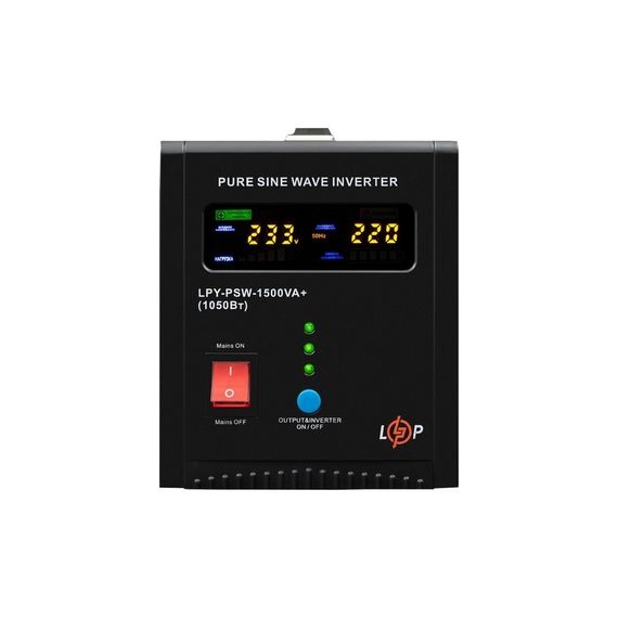 Пристрій безперебійного живлення LogicPower LPY- PSW-1500VA+ (1050W) (22872) | Зображення 3