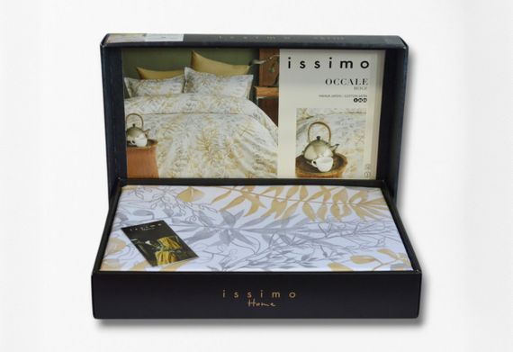 Комплект постільної білизни Issimo Coton Satin 200х220 см Occale Beige | Зображення 6