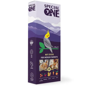 Ласощі  Special One для середніх папуг горіх 90 г