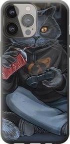 Чохол на iPhone 13 Pro Max gamer cat із силікону FCh_033267