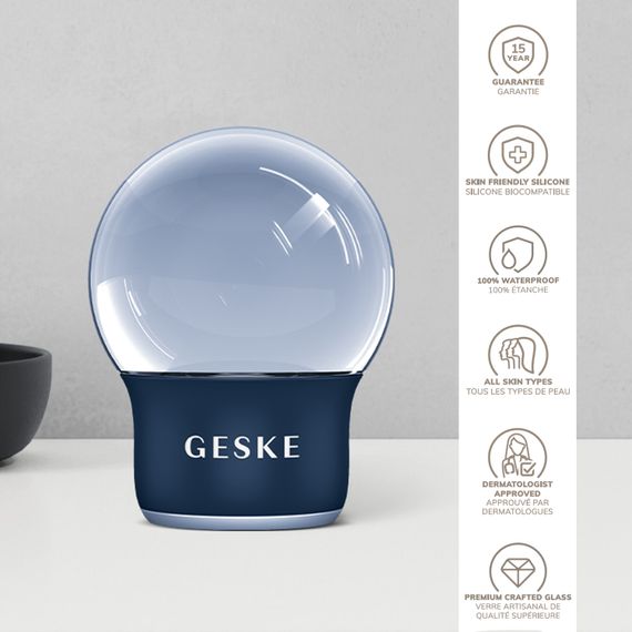 Масажер для обличчя і тіла GESKE Cool&Warm Face and Body Massager 7в1 starlight, Синій | Зображення 2