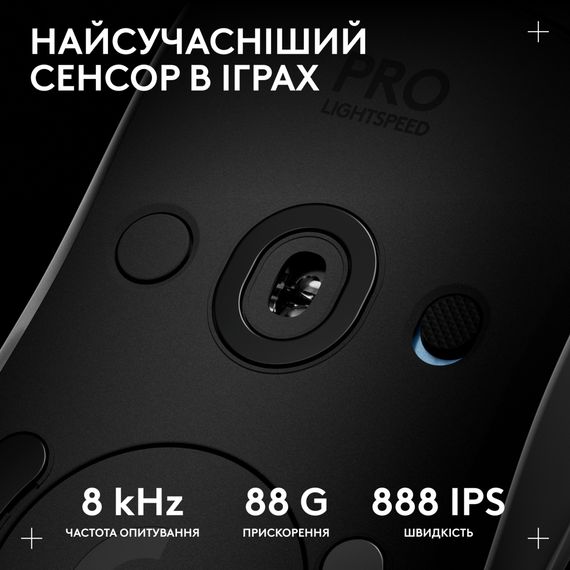 Мишка Logitech G Pro 2 Lightspeed Wireless White (910-007302) | Зображення 3