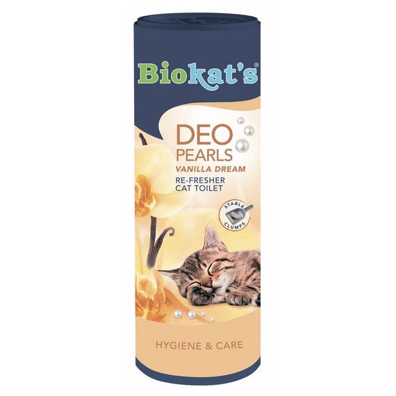 Дезодорант для кошачьего туалета Biocat's DEO Pearls Vanilla Dream с ароматом ванили 700 гр