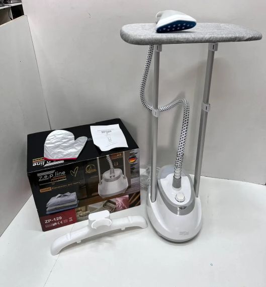 Белый Отпариватель вертикальный для одежды со стойкой Zepline ZP-129 3000W | Зображення 1