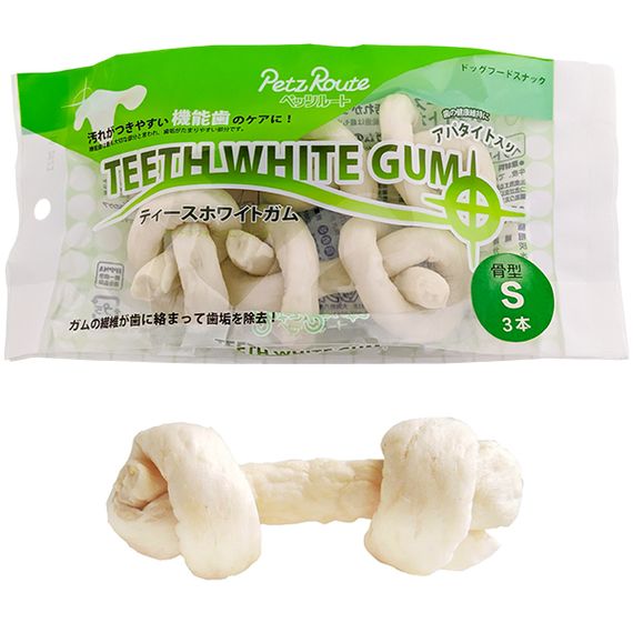 Ласощі для собак DoggyMan Petz Route Teeth White Gum, 3 шт х 95 гр