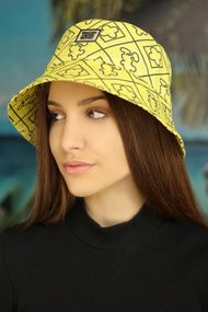 Панама «Микки» желтый + черный