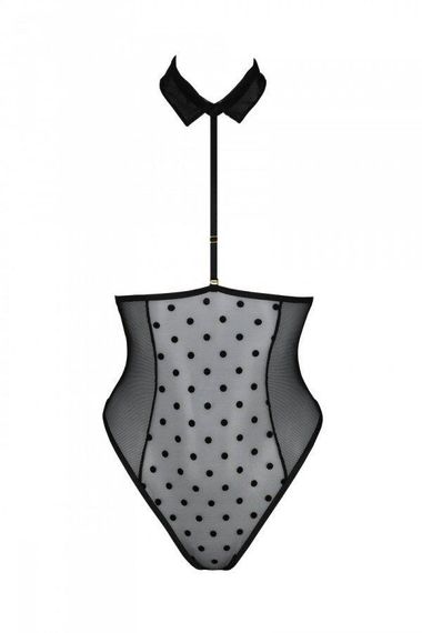 Еротичне боді Passion TRISHA BODY, L/XL, black, з відкритими чашками sexstyle | Зображення 2