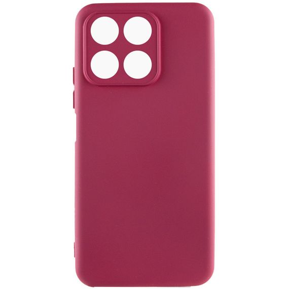 Чехол Silicone Cover Lakshmi Full Camera (A) для Huawei Honor X8a Бордовый / Marsala
