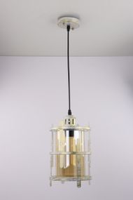 Люстра підвісна LOFT на 1 лампочку 25058 Білий 40-90х17х17 см.