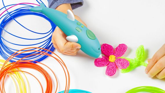 3D Ручка з трафаретами Дельфін Набір для дитячої творчості 3dPen Dolphin 9003 | Зображення 5