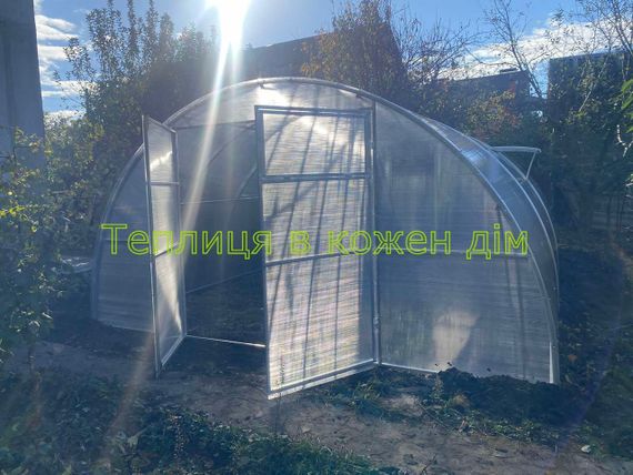 Теплиця "СТАНДАРТ" 4*10*2,10 (ш.д.в.) 40 кв. м., покрита полікарбонатом 3,5 мм, від виробника. | Зображення 5