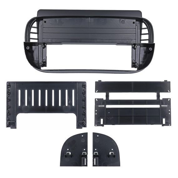 Перехідна рамка серії QIV QBR-F 6217-68 для Fiat 500 (312) 2007-2015 (F2) 9 дюймів | Зображення 1