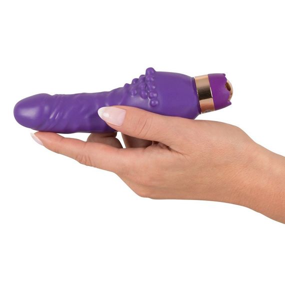 Вибратор реалистичный You2Toys, фиолетовый, 16 см х 4.7 см Sex Aura | Зображення 4