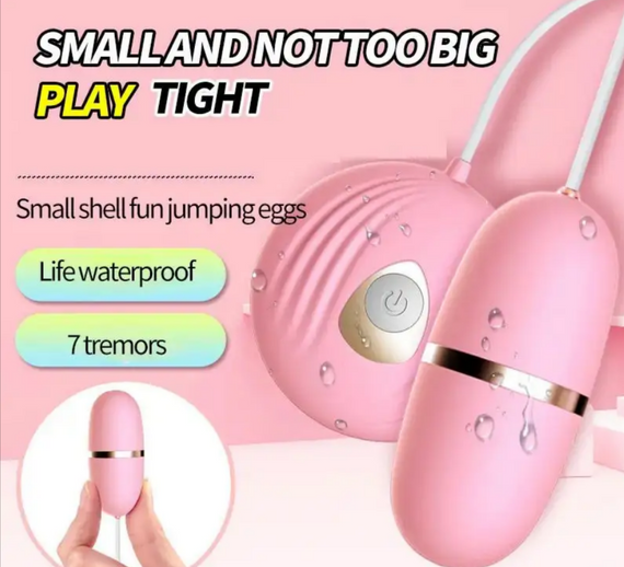 Вібро-яйце з дротовим керуванням і 7 режимами вібрації Lilo Pink Sex Aura | Зображення 8