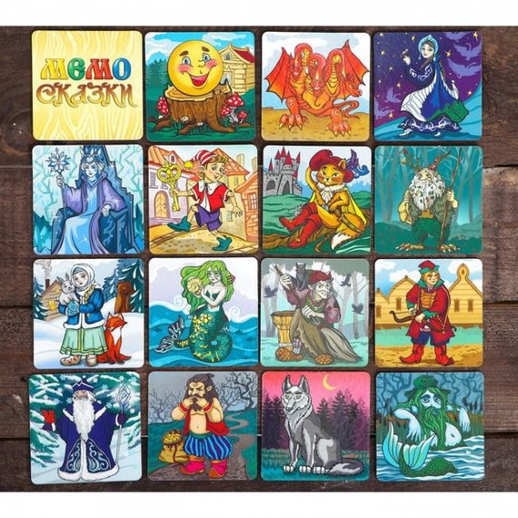 Настольная игра Мемо. Сказки УЦЕНКА! | Зображення 1