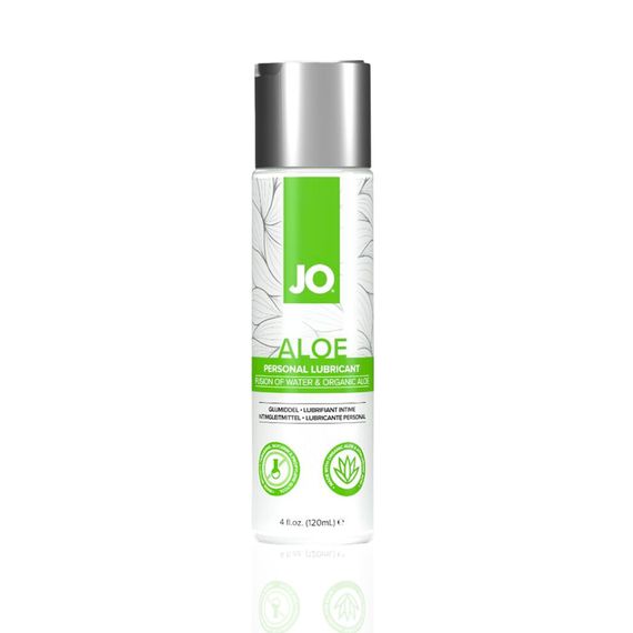 Змазка на водній основі JO H2O Organic Aloe (120 мл), зволожувальний та заспокійливий ефект