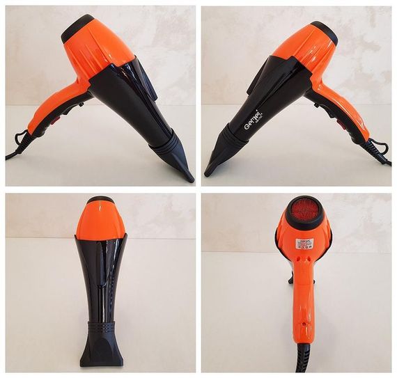 Фен професійний для волосся з насадкою GEMEI GM1751 2200 Вт чорний (LP-91045) | Зображення 2