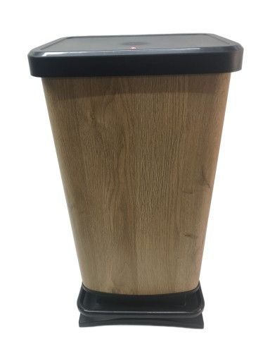 Контейнер для сміття з педаллю Rotho Paso 40 л під дерево, відро для кухні та дому (17541) | Зображення 2