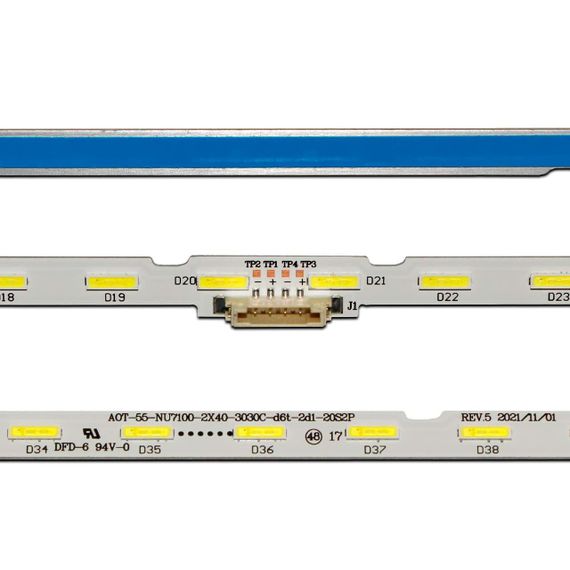LED підсвітка Samsung TV 55" AOT-55 7020LED STS550AU9 AOT-55-NU7100-2X40-3030C-d6t-2d1 V8N4-550SM0-R1 2шт. | Зображення 1