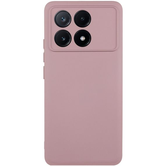 Чохол Silicone Cover Lakshmi Full Camera (A) для Xiaomi Poco X6 Pro Рожевий / Pink Sand