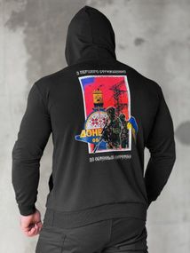 Худі maklin колір чорний ВТ5070