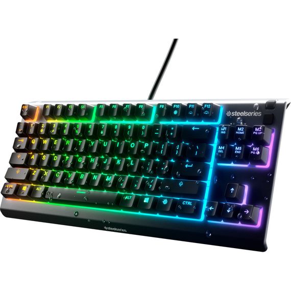 Клавіатура SteelSeries Apex 3 TKL USB UA Black (SS64817) | Зображення 1