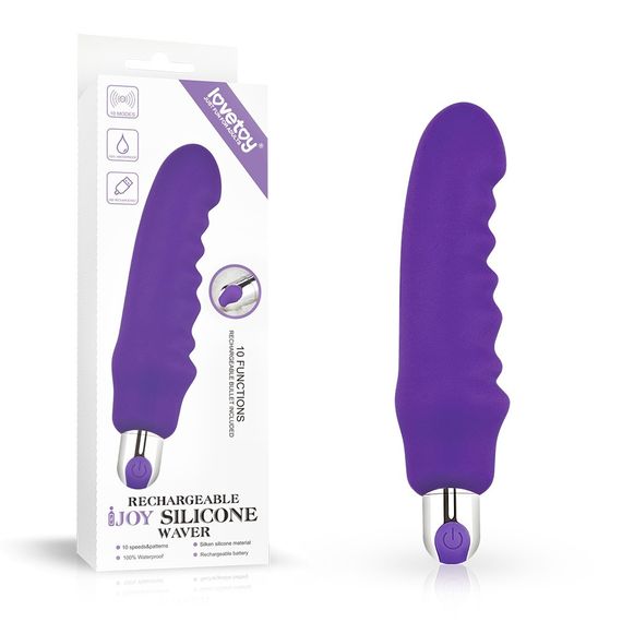 Вiбратор RECHARGEABLE IJOY SILICONE WAVER Sex Aura