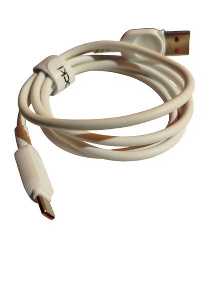 Кабеля для зарядки и передачи данных 2 шт. Toocki flash charging USB For Type-C cable ( 7A ) 1 метр | Зображення 4